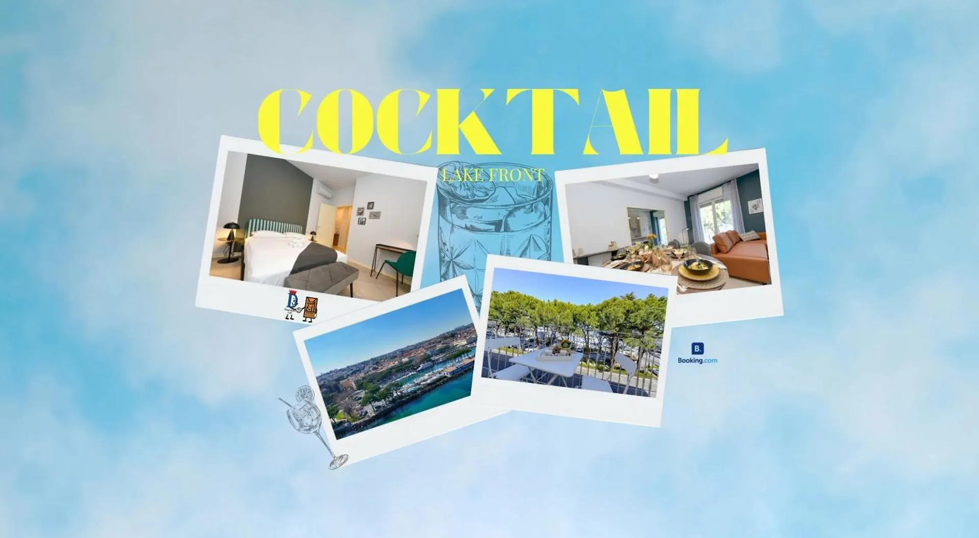 Desenzanoloft Official Partner Marriott Homes & Villas - Cocktail Lake Front Family Apartment Desenzano del Garda